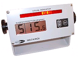 Marine data RUDDER ANGLE INDICATOR - MD74RDI